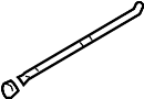 View A/C Refrigerant Liquid Hose Full-Sized Product Image 1 of 2
