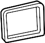 View Instrument Panel Air Duct Seal (Lower) Full-Sized Product Image