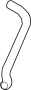 View Radiator Coolant Hose (Upper, Lower) Full-Sized Product Image 1 of 2