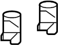 View Transmission Oil Cooler Line Clip (Lower) Full-Sized Product Image 1 of 2