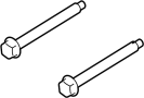 View Bolt. Mount. Rack. Pinion. (Rear) Full-Sized Product Image