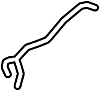 View Windshield Washer Hose (Lower) Full-Sized Product Image 1 of 5