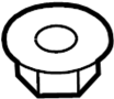 View Jack. Bezel. Auxiliary. Trim. Cap.  Full-Sized Product Image 1 of 4