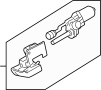 Image of Running Board Mounting Bracket (Front, Rear) image for your 2007 Lincoln Navigator   