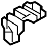 View Door Lock Rod Clip Full-Sized Product Image 1 of 2