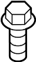 View Screw. Bolt. Cowl.  Full-Sized Product Image 1 of 6