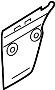 Image of Bumper Cover Support Rail (Upper) image for your Ford