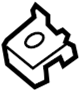 View Steering Column Tube Clip Full-Sized Product Image 1 of 9