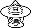 View Engine Coolant Thermostat Full-Sized Product Image 1 of 2