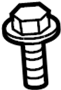 View Screw. Bracket. Bumper. Cover. (Lower) Full-Sized Product Image 1 of 4
