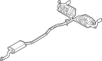 View Exhaust Muffler (Rear) Full-Sized Product Image 1 of 2