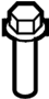 View Rack and Pinion Bolt Full-Sized Product Image