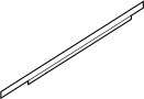 View Door Window Belt Weatherstrip (Upper) Full-Sized Product Image 1 of 4