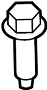 View Screw. Trim. Handle. Door. Interior.  Full-Sized Product Image 1 of 5