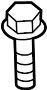 View Bolt. Headlight. (Rear, Upper) Full-Sized Product Image 1 of 5