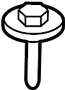 View Bolt. Mount. Headlight. (Front, Upper, Lower) Full-Sized Product Image
