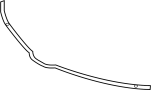 Image of Hood Seal (Front, Upper) image for your 2017 Ford Focus  RS Hatchback 