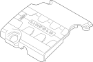 Image of Engine Cover image for your 2013 Ford Police Interceptor Sedan   