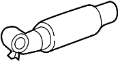 View Pipe. Exhaust. Tube. (Front) Full-Sized Product Image