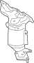 View Catalytic Converter with Integrated Exhaust Manifold Full-Sized Product Image 1 of 2