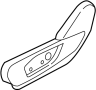 Image of Seat Trim Panel (Front) image for your 2009 Lincoln MKZ 3.5L Duratec V6 A/T AWD Base Sedan 