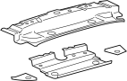Image of Roof Header Panel (Rear) image for your 2011 Ford E-350 Super Duty   