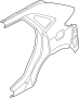 Image of Quarter Panel (Rear, Lower) image for your 2024 Ford Transit-350 3.5L V6 FLEX A/T RWD PTV Standard Cargo Van 