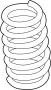 Image of Coil Spring (Rear) image for your 2015 Lincoln MKT   