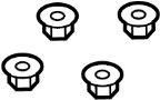 View Drive Shaft Center Support Nut Full-Sized Product Image