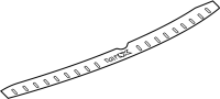 Image of Bumper Step Pad (Lower) image for your 2005 Ford Ranger 2.3L A/T RWD XLT Extended Cab Pickup Fleetside 
