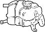 View Engine Coolant Reservoir Full-Sized Product Image 1 of 2