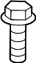 View Engine Cover Bolt Full-Sized Product Image 1 of 3