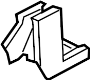 View Cover - Seat Track. (Rear) Full-Sized Product Image 1 of 5
