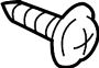 View Door Applique Screw Full-Sized Product Image