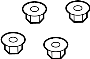 View Drive Shaft Center Support Nut Full-Sized Product Image 1 of 3