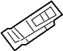 View Liftgate Lock Striker Plate Full-Sized Product Image