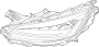 Image of Headlight Assembly image for your 2020 Ford F-350 Super Duty 7.3L V8 A/T 4WD King Ranch Crew Cab Pickup Fleetside 