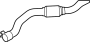 View Pipe. Tube. Exhaust. (Front) Full-Sized Product Image 1 of 2