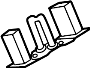 View Liftgate Lock Striker Plate Full-Sized Product Image 1 of 7