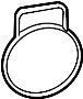 View Fuel Injection Throttle Body Mounting Gasket (Front) Full-Sized Product Image 1 of 3