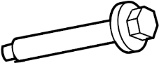 View Bolt. Shock. Absorber. Suspension. (Lower) Full-Sized Product Image 1 of 10