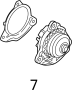 View Engine Water Pump Gasket Full-Sized Product Image 1 of 4