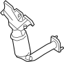View Catalytic Converter with Integrated Exhaust Manifold Full-Sized Product Image 1 of 2