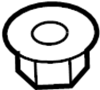 View Alternator Nut. Deck Lid Hinge Nut.  Full-Sized Product Image 1 of 7