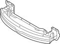 Image of Bumper Impact Bar (Front) image for your 2018 Ford Fiesta 1.6L Ti-VCT A/T Titanium Sedan 