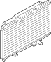 Image of Radiator image for your 2001 Ford F-250 Super Duty 7.3L Power-Stroke V8 DIESEL A/T RWD XL Extended Cab Pickup 