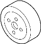 View Engine Water Pump Pulley Full-Sized Product Image 1 of 5