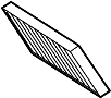 Image of Cabin Air Filter image for your Ford Fiesta  