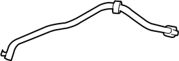 Image of Engine Coolant Overflow Hose image for your 2015 Ford Fiesta  Titanium Hatchback 