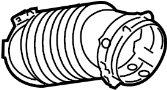 Image of Engine Air Intake Hose image for your 2022 Ford Transit-350 3.5L V6 FLEX A/T AWD Base Crew Van 